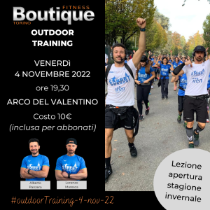 Outdoor Training 4 Novembre 22
