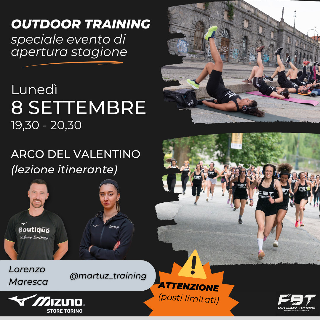 Outdoor Training 8 Settembre 2025